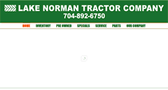 Desktop Screenshot of lakenormantractor.com